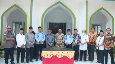 Lewat Do’a dan Dzikir Bersama Abuya Muhtadi, Kumham Banten Tasyakuran Masjid An-Naafi Pasca Direnovasi