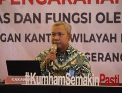 Lapas Kelas IIA Tangerang Ikuti Pengarahan Pelaksanaan Tusi Oleh Kakanwil Kumham Banten