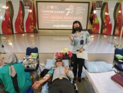 Peringati HDKD Ke 78, Pegawai Lapas Narkotika Nusakambangan Ikuti Donor Darah