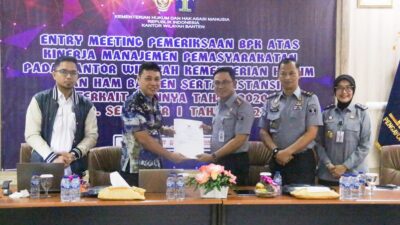 BPK Periksa Kinerja Manajemen Pemasyarakatan di 4 Satker PAS Kemenkumham Banten