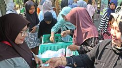 Operasi Pasar Diskoumperindag Kabupaten Serang di Kramatwatu Diserbu Emak-emak